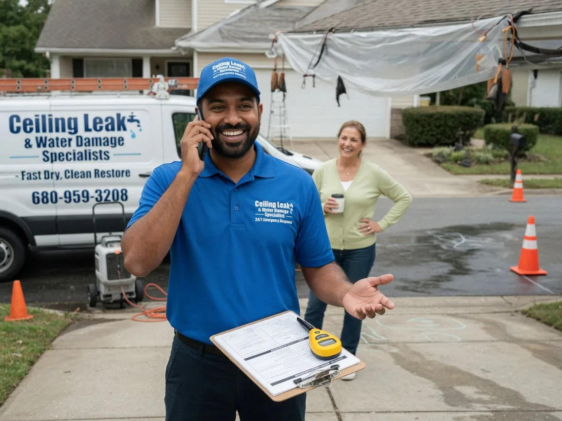 Ceiling Leak Cleanup Rotan, TX FAQs